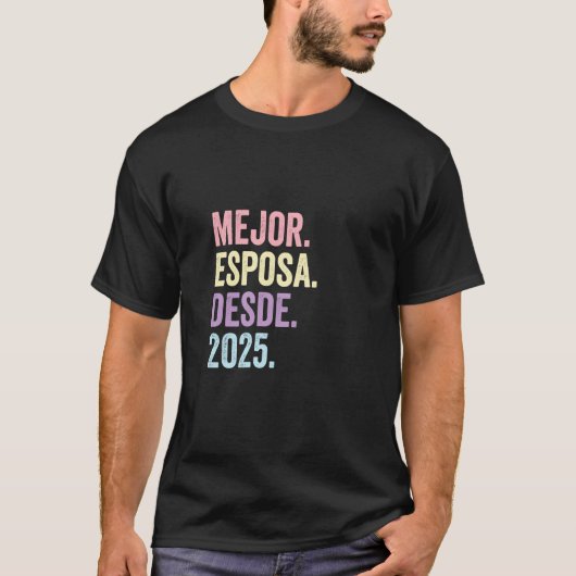 2025年からの最高の妻 Tシャツ (正面)