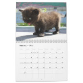 2025年かわいい子猫たち12ヶ月 カレンダー (2月 2027)