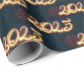 2025年きらめくの新年おめでとう ラッピングペーパー (ロールコーナー)