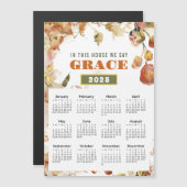 2025年この家で我々はグレース磁気カレンダーと言う (正面/裏面)
