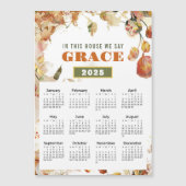 2025年この家で我々はグレース磁気カレンダーと言う (正面)