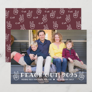 2025年さようなら メルロットワイン 赤ちゃん 新年の挨拶 面白い写真 シーズンカード