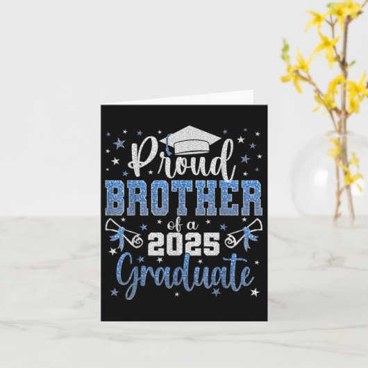 2025年すごい卒業Faの弟 カード (黄色い花)