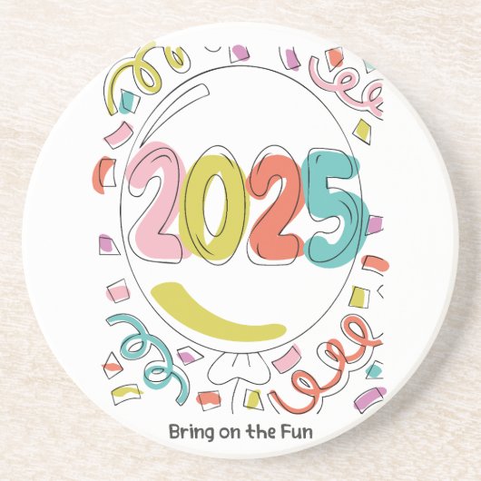 2025年におもしろいを搭載 コースター (正面)