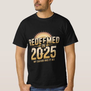 2025年にクリスチャンTシャツで償還 Tシャツ
