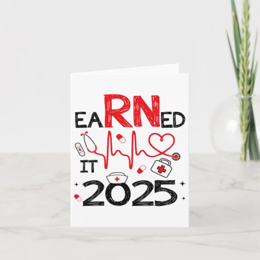 2025年にナース卒業またはRn Lpn Cl Oで獲得 カード (正面)