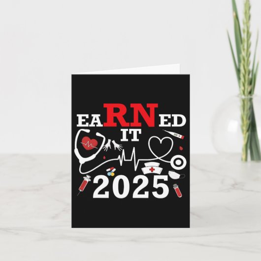 2025年にナース卒業またはRn Lpn Cl Oで獲得 カード (正面)