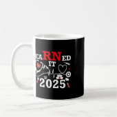 2025年にナース卒業またはRn Lpn Cl Oで獲得 コーヒーマグカップ (左)