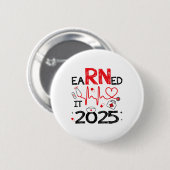2025年にナース卒業またはRn Lpn Cl Oで獲得 缶バッジ (正面&裏面)