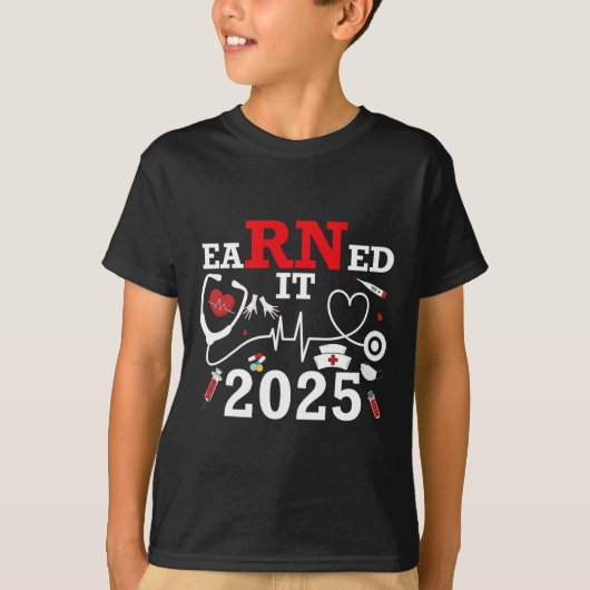 2025年にナース卒業またはRn Lpn Cl Oで獲得 Tシャツ (正面)