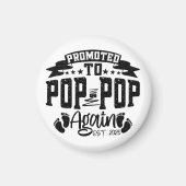 2025年にポップポップに昇格しました おもしろいおじいちゃん マグネット (正面)