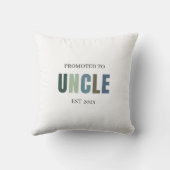 2025年に伯父に昇格 | 贈パーソナライズされた物 クッション (裏面)