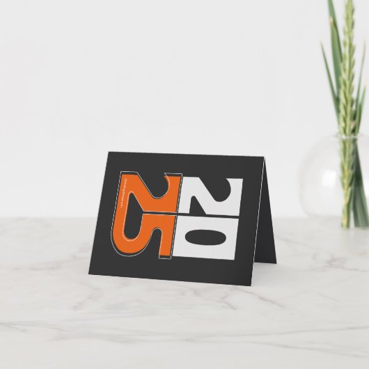 2025年に夢を追う カード (正面)