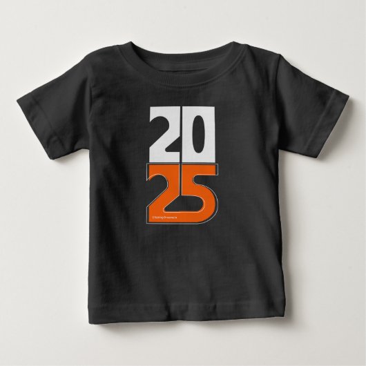 2025年に夢を追う ベビーTシャツ (正面)