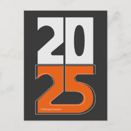 2025年に夢を追う ポストカード