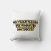 2025年に成長する準備 クッション (正面)