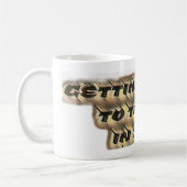 2025年に成長する準備 コーヒーマグカップ (左)