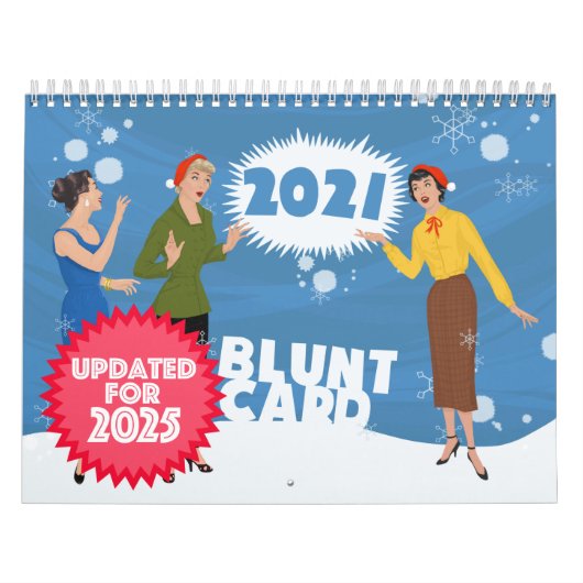 2025年に更新!Bluntcard 2021カレンダー カレンダー (カバー)