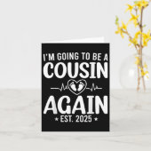 2025年にCouに昇格した従兄弟になる カード (黄色い花)