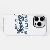 2025年にDaddy Estに昇進おもしろいし、パパ iPhoneケース (裏面横)