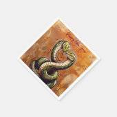 2025年のお正月の恋の願い スタンダードカクテルナプキン (角)