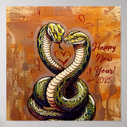 2025年のお正月の恋の願い ポスター (正面)