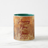 2025年のお正月の恋の願い マグカップ (中央)