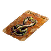 2025年のお正月の恋の願い マグネット (左側)