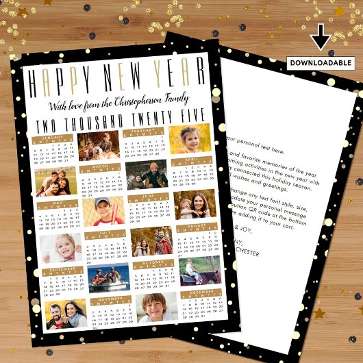 2025年のお正月カレンダー年レビュー12写真 シーズンカード