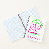 2025年のように曲げる：ヨガキャットおもしろい ノートブック (内部)