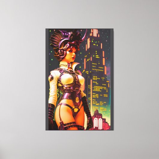 2025年のアール・デコの女王 キャンバスプリント (正面)