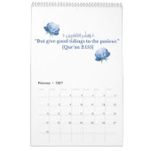 2025年のカラン詩カレンダー カレンダー (2月 2027)