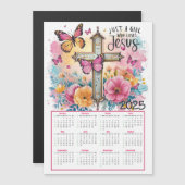 2025年のカレンダーを愛する女の子 (正面/裏面)