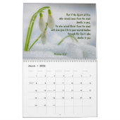 2025年のキリスト教聖書感動的節 カレンダー (3月 2026)