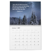 2025年のキリスト教聖書感動的節 カレンダー (1月 2027)