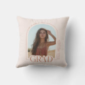 2025年のクラス写真赤面ピンク卒業記念品 クッション (裏面)