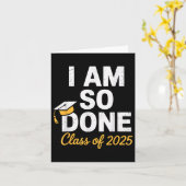 2025年のクラス私は彼のために卒業を終えた彼女のセン カード (黄色い花)