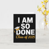 2025年のクラス私は彼のために卒業を終えた彼女のセン カード (黄色い花)