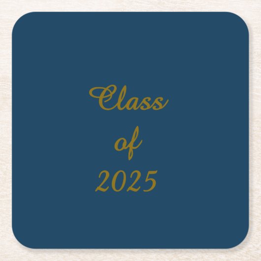 2025年のクラス スクエアペーパーコースター (正面)