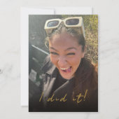 2025年のクラス「私がやった」写真研究科 招待状 (裏面)