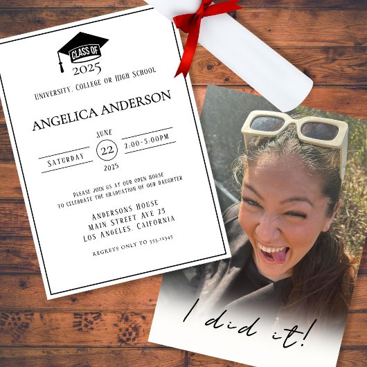 2025年のクラス「私がやった」写真研究科 招待状