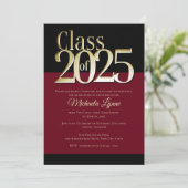 2025年のクラスBurgundyと金ゴールドグラード招待状 招待状 (スタンド正面)