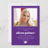 2025年のクラスGRADUATE arch purple photo 招待状 (裏面)