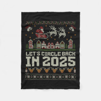 2025年のクリスマスにCkを回ろう フリースブランケット