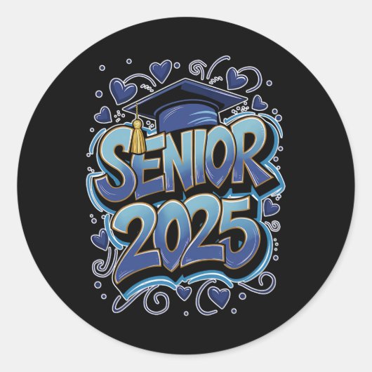 2025年のグラフィティCl 2025年卒業 ラウンドシール (正面)
