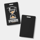 2025年のシニア・クラスの卒業ギフトへのカウントダウン バッジ (正面＆裏面)