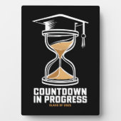2025年のシニア・クラスの卒業ギフトへのカウントダウン フォトプラーク (正面)