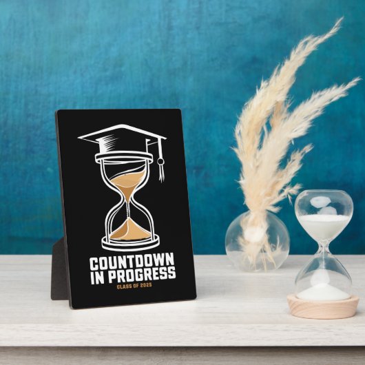 2025年のシニア・クラスの卒業ギフトへのカウントダウン フォトプラーク (側面)