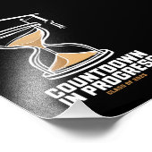 2025年のシニア・クラスの卒業ギフトへのカウントダウン フォトプリント            (角)