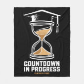 2025年のシニア・クラスの卒業ギフトへのカウントダウン フリースブランケット (正面)